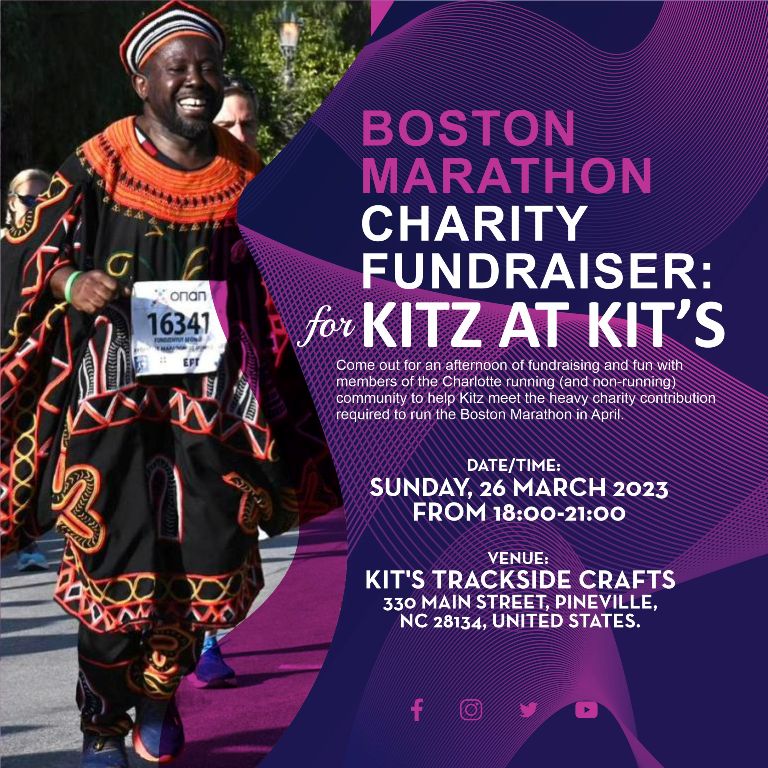 Afowiri Kizito Fondzenyuy is running 26.2 miles at the 2023 Boston Marathon to raise money for the Amom Foundation who are working on a number of projects to help disadvantaged children have quality education in Cameroon.
