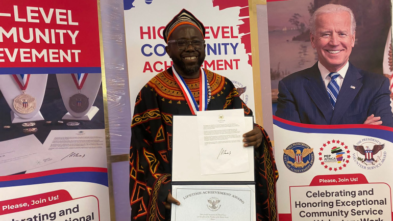 Toghu Marathoner gains prominence, as US President, PEP Africa honors Afowiri Fondzenyuy